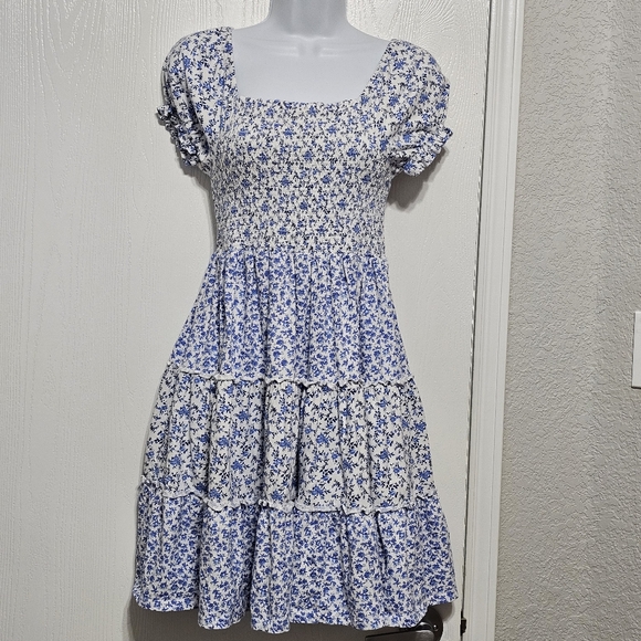 Polo Ralph Lauren  Big Girls Floral Smocked Jersey Dress Size XL (16/18) - Picture 1 of 9